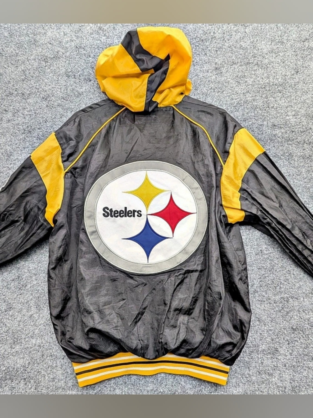 NFL Steelers Color Block Jacket Size Medium